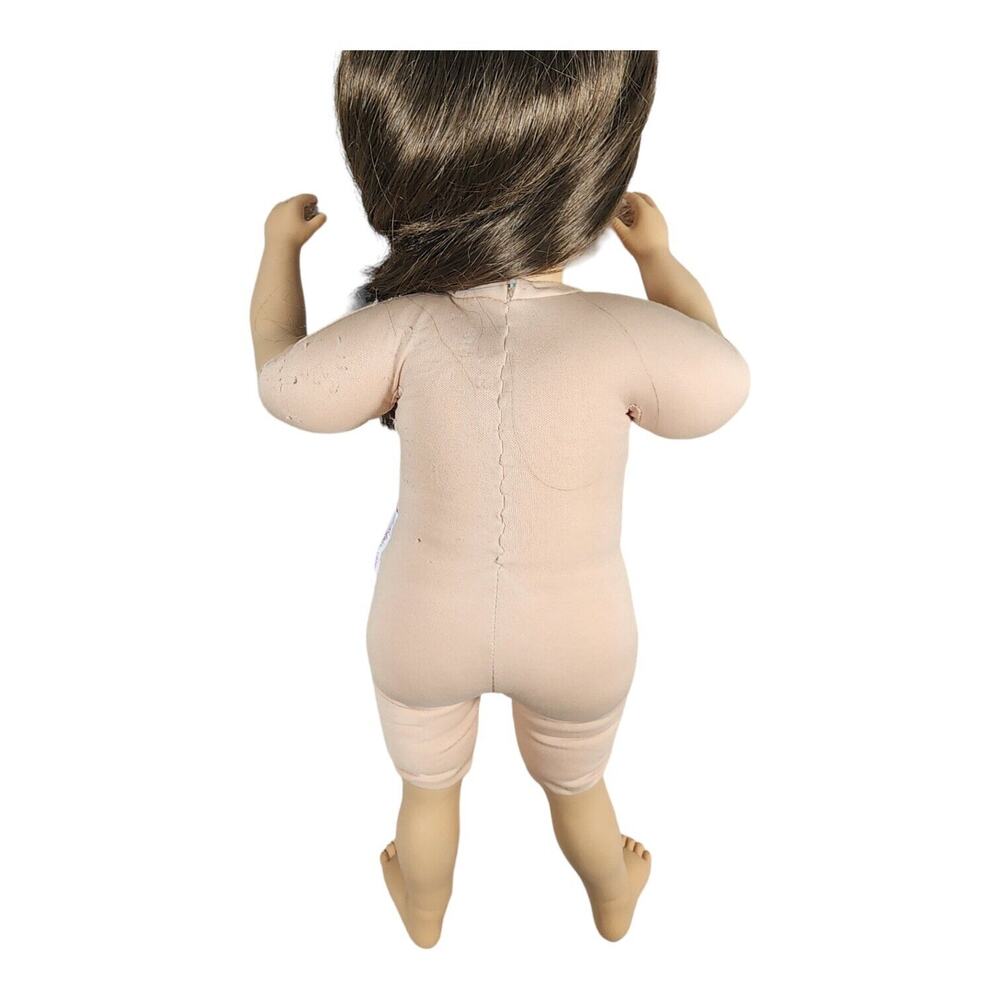 My Twinn 24" Doll 2002 Wearing PJs Poseable Long Dark Brown Hair Blue Eyes - Picture 7 of 16